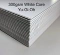 300gsm White Core Cardstock (Yu-Gi-Oh) - 300micron - Commercial TCG Cardstock - UV or Laser Printing Only
