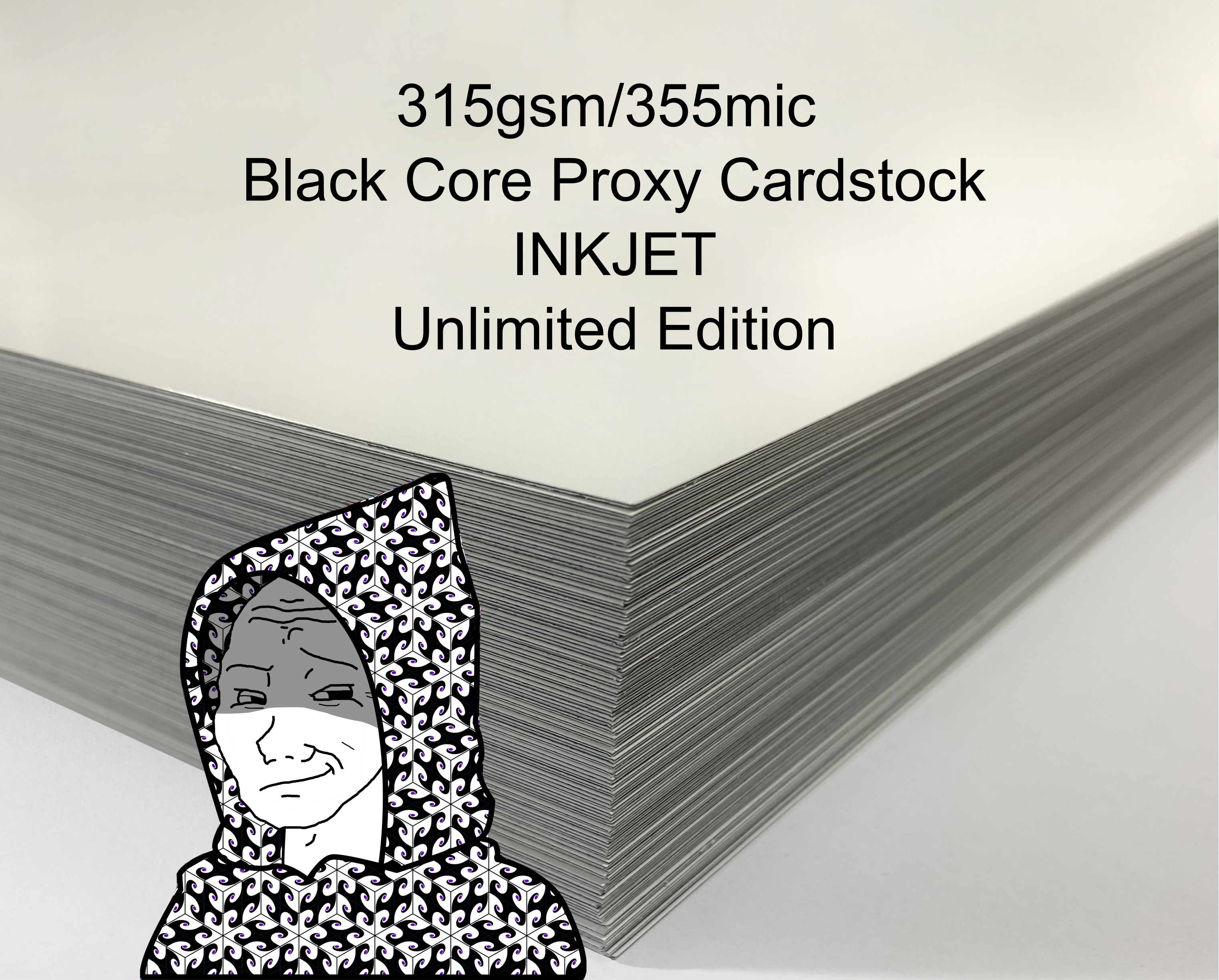 INKJET Proxy - BLACK CORE Unlimited Edition - 315gsm/355mic