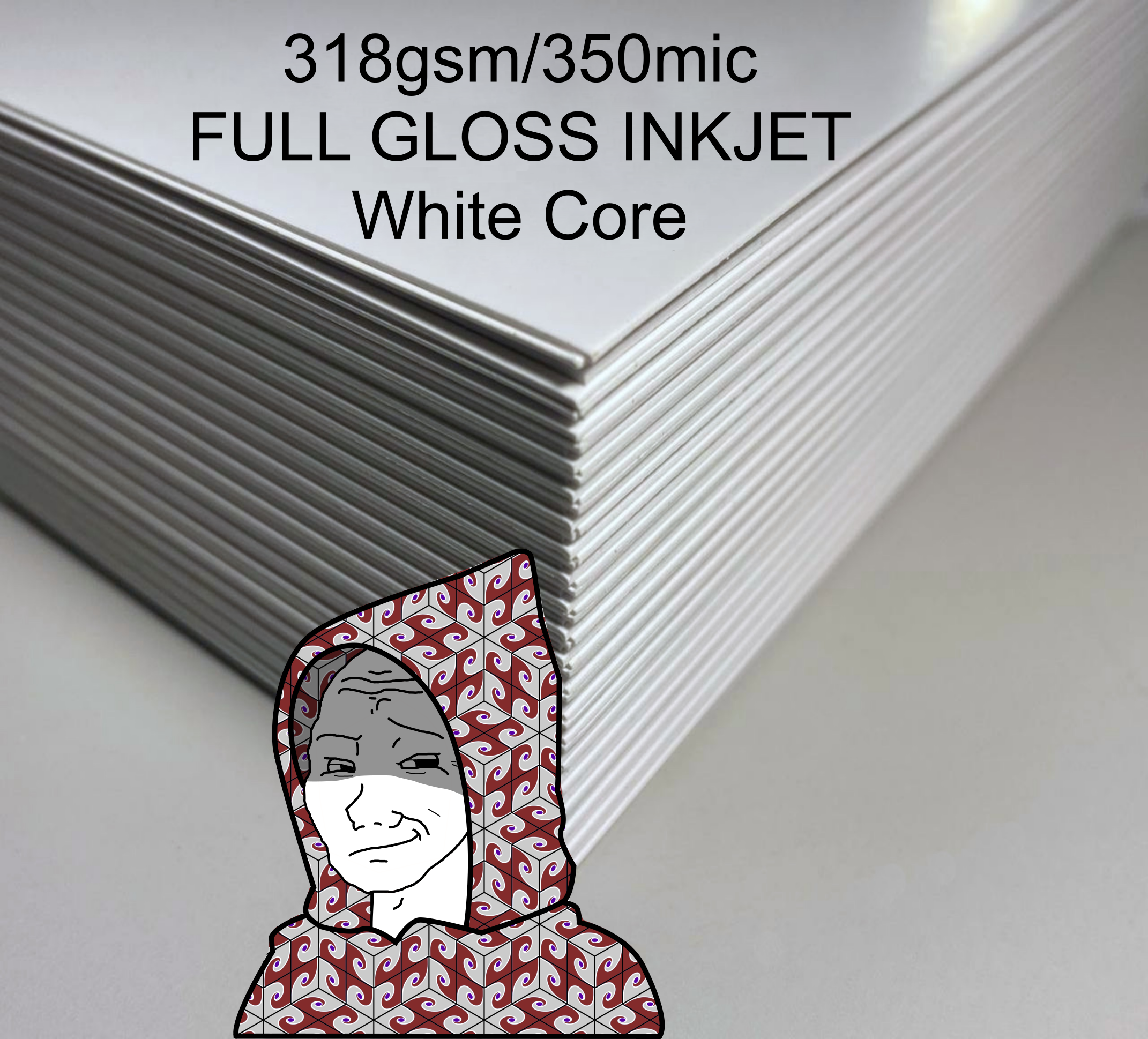 [ON SALE] INKJET Proxy - Full Gloss - WHITE CORE - 1st Edition - 318gsm/350mic
