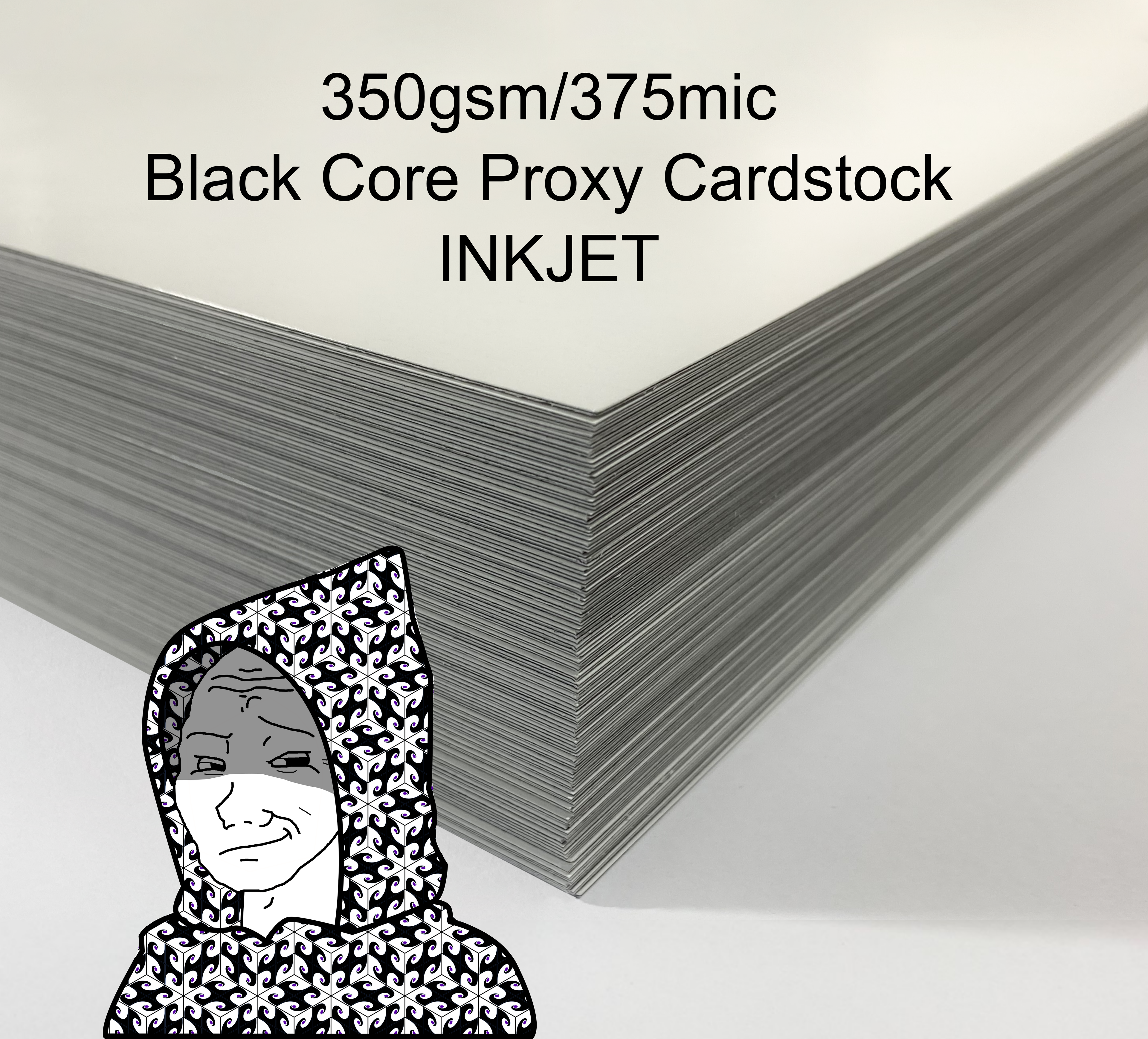 INKJET Proxy - BLACK CORE - 350gsm/375mic