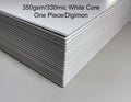 350gsm White Core Cardstock (One Piece, Digimon, etc) - 330micron - Commercial TCG Cardstock - UV or Laser Printing Only