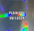 UV/Laser - PLAIN FOIL - 300gsm/370mic