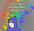 INKJET Proxy - SURGE FOIL -  GREY CORE - 1st Edition - 348gsm/385mic